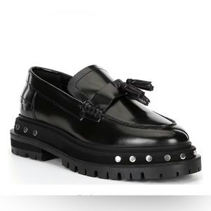 🌟 NWT Free People Tassel Loafer Black Leather 8.5 🌟